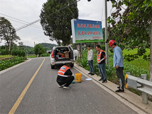 檢測公司順利完成S101線射洪段公路改建工程(西段）連接線建設(shè)工程項目交工驗收現(xiàn)場檢測